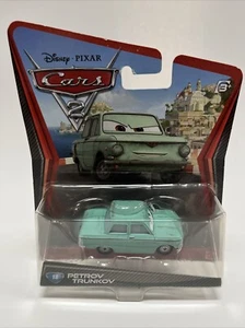 Disney Pixar Cars 2 2010 - Nr. 18 Petrov Trunkov neue versiegelte Karten Druckguss Autos - Bild 1 von 6