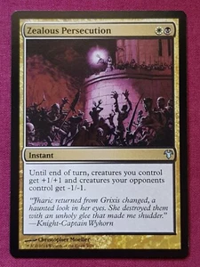Magic The Gathering MODERN EVENT DECK ZEALOUS PERSECUTION black/white card MTG - Picture 1 of 2