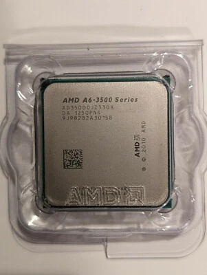 AMD AMD A6-3500 AD3500OJZ33GX 2.1GHz Triple Core K10 Socket FM1 CPU  - Image 1 of 2