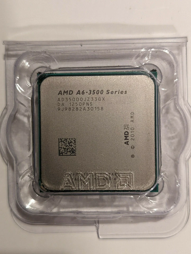 AMD AMD A6-3500 AD3500OJZ33GX 2.1GHz Triple Core K10 Socket FM1 CPU  - Image 1 of 2