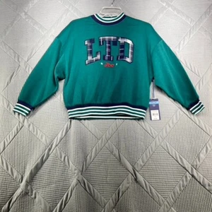 Limited Too Girls Crewneck Sweatshirt, Size Small (7/8) Green - Picture 1 of 9