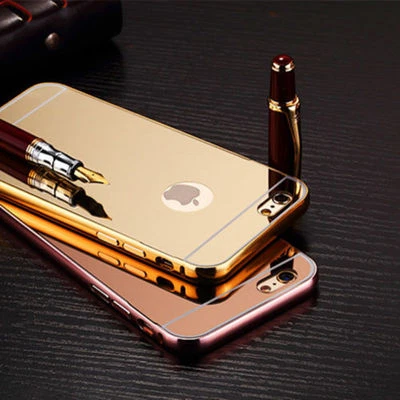Lujosa Funda Aluminio Ultrafina Espejo Metal para iPhone 7/7 plus EE. UU.  Foto 1 de 4