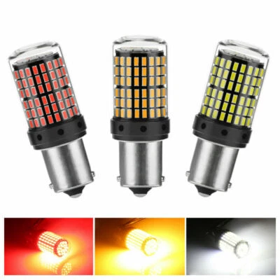 2* P21 W BA15S 1156 144SMD LED Blinker Glühlampe Bremslicht Rücklicht Birne 12V - Bild 1 von 4