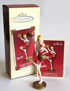Hallmark Keepsake Barbie Ornament Jubel zum Spaß 2002 rote Cheerleaderin - Bild 1 von 12