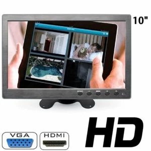 MONITOR 10.1 POLLICI LCD HDMI PER VIDEOSORVEGLIANZA VGA FULL HD BNC PER AUTO - Foto 1 di 5