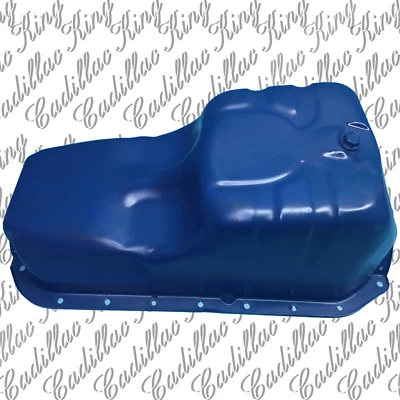 Cadillac DeVille 65-66 cárter de aceite del motor 429 CI ORIGINAL USADO, PINTADO OEM Foto 1 de 4