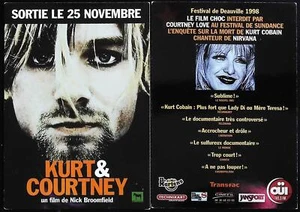 Nirvana Kurt Cobain Flyer Promo Format Carte Postale Postcard Postkarte - Imagen 1 de 1