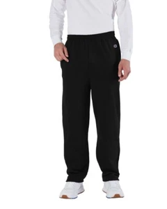 CN385 Champion P800 Adult Powerblend Open Bottom Sweatpant with Pockets - Picture 1 of 6