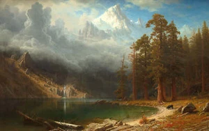 Mount Corcoran by Albert Bierstadt Art Print - Picture 1 of 1
