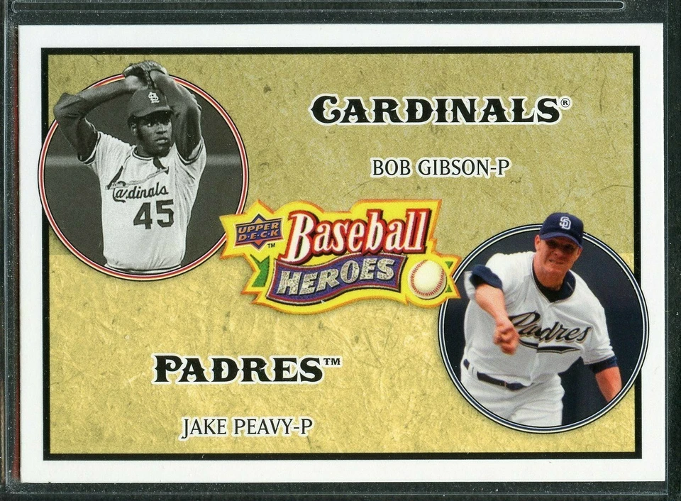 2008 Upper Deck Baseball Heroes - #184 - Bob Gibson - St. Louis Cardinals - Image 1 of 1