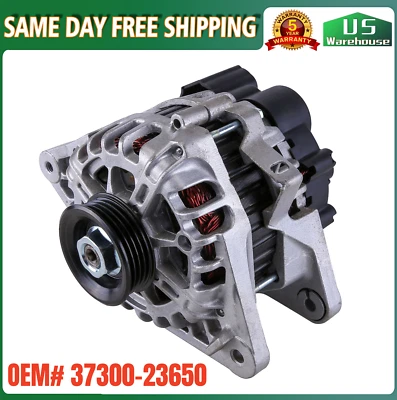 New Alternator Fits For Kia 2.0L Soul 2010-2011 Spectra 2007-2009 37300-23650 - Imagem 1 de 4