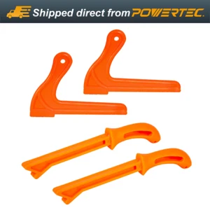 POWERTEC 71876 Holzbearbeitung Sicherheit Schiebewerkzeug Set, für Tischsäge, Routertisch - Bild 1 von 8