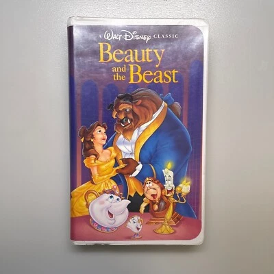 RARE Disney Black Diamond Classics vintage BEAUTY and THE BEAST VHS 1325 - Image 1 of 4
