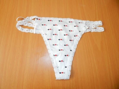 Victoria s Secret Pink M Tanga V- String Thong Höschen Unterhose Panty Geschenk - Bild 1 von 4