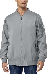 New Men's Little Donkey Andy Windbreaker Lightweight Jacket Water Resistant L - Picture 1 of 7