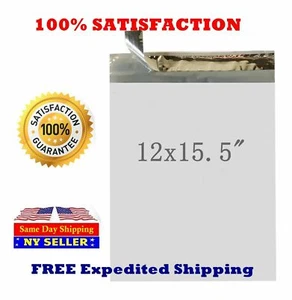 Sobres de envío impermeables #5 12X15,5 polietileno autosellantes bolsas de correo - Imagen 1 de 9