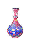 Small Turkish Ceramic Vase, Daisy Flower Table Vase, Unique Handmade Gift .