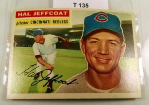 1956 TOPPS #289 HAROLD JEFFCOAT PITCHER CINCINNATI REDLEGS BASEBALL CARD #T135 - Picture 1 of 3
