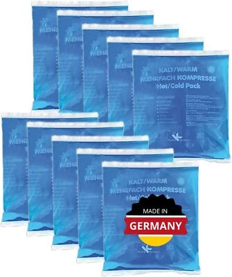KK HYGIENE PRODUKTE 10x KK Kalt-Warm Kompressen 13x14 cm Kühlkompresse Gelkissen Eispack Wärmekissen