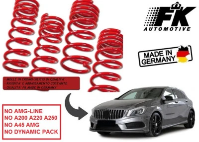 Molle Sportive Assetto Ribassato -3cm Classe A W176 A160 A180 dal 2012-2018 - Immagine 1 di 4