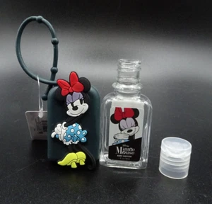 Disney Minnie Mouse Hand Sanitizer Holder/EMPTY Bottle REUSEable/ReFillable -BLK - Picture 1 of 14