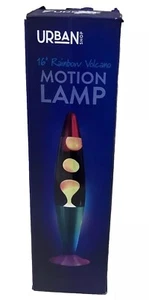 Rainbow Lava Volcano Motion Lamp 16" Retro Urban Mood Light – NEW IN BOX - Picture 1 of 11