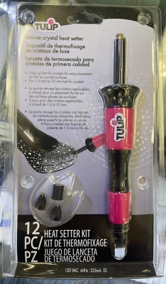 Tulip Deluxe Crystal Heat Setter - 12 Heat Setter Kit - #30007 Foto 1 de 2