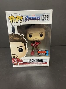 Funko Pop! - Avengers Endgame - NYCC Iron Man #529 Authentic With Protector - Picture 1 of 7