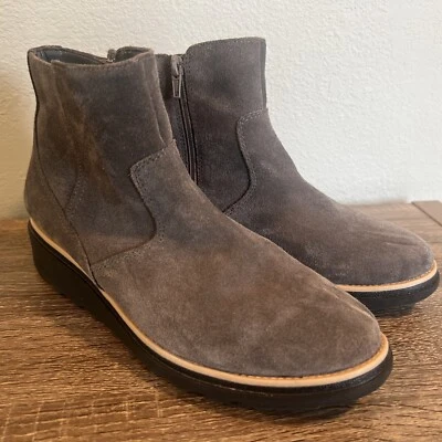 Colección Clarks Botas Mujer 8M Sharon Swing Botines Gris Gamuza 26149020 Foto 1 de 4