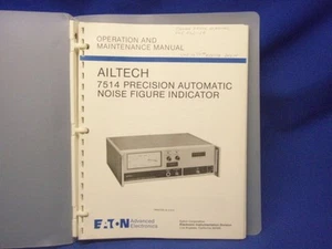 Manual de operación y mantenimiento Ailtech 7514 - Imagen 1 de 1