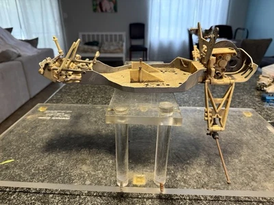 Vintage Team Associated RC10T / A Chassis Gold Pan , Stealth. Cut/ Chopped Holed - Image 1 of 4