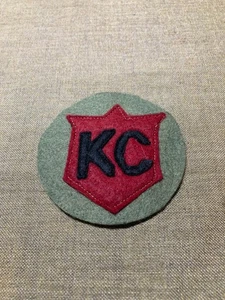 WWI US Army KOC Patch AEF Wolle - Bild 1 von 1