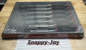 Snap-on Tools USA NEW SEALED 7PC Metric Soft Grip Box End Wrench Set XDSGM607K1 - Picture 1 of 9