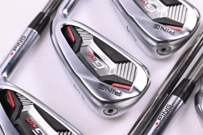 Ping G410 Irons / 5-PW+GW / Red Dot / Senior Flex Shafts - Image 1 of 4