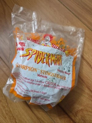 McDonald's 1995 Scorpion Stingstriker Spiderman - Figura de juguete Happy Meal - Nuevo Foto 1 de 4