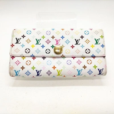 NO TARIFF Louis Vuitton LV Long Wallet White Monogram MultiColor 4745506 - Image 1 of 4