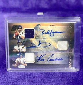 2023 Zenith Team Summit Triple Patch Auto Gannon Culpepper Cousins Vikings #/50 - Bild 1 von 2