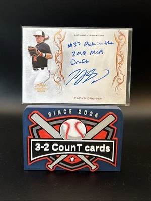 2018 Leaf Trinity - Signatures Cadyn Grenier #A-CG1 (AU, RC) - Image 1 of 2