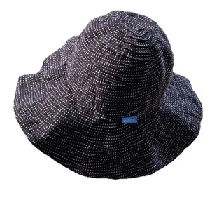 Sombrero Wallaroo Mujer Talla Única Scrunchie Sol Sombrero Lunares Marrón Playa - Imagen 1 de 5