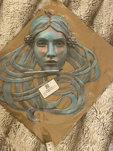 Nordic Art Wall Hanging Ornaments Metal Nouveau Inspired Sculptures Garden Decor - Picture 1 of 8