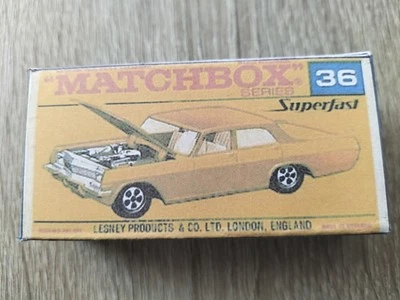 Matchbox Superfast No 36 Opel Diplomat - Replica/ copy Box Only  - Image 1 of 3