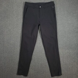 Pantalón chino elástico repelente al agua negro 30x31 Lululemon Commission para hombre - Imagen 1 de 10