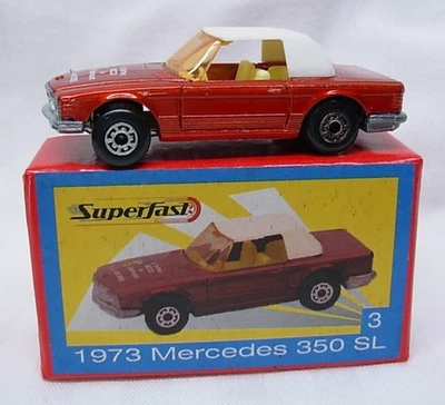 Lesney Matchbox SF #6 Mercedes 350 SL, бронзовый корпус, основание unp, промо MCCD - Изображение 1 из 2