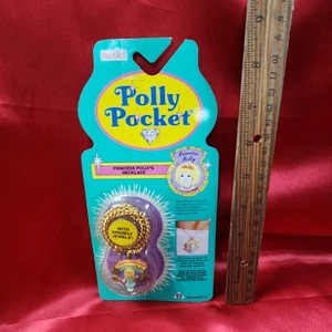 Bluebird Polly Pocket 1992 - Prinzessin Pollys Halskette im Paket - Bild 1 von 7