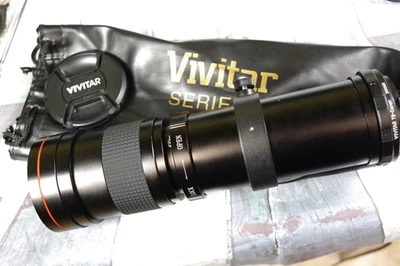 For Canon EF 420-800mm f/8.3 MF Vivitar zoom lens AF 5D 6D 70D 80D t7i t8i t5i - Image 1 of 3