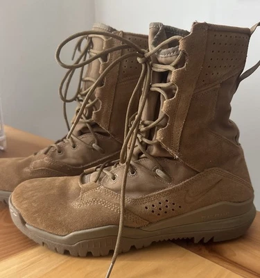 Nike SFB Field 2 8" Leather Men Tactical Boots Coyote AQ1202-900 Size 9 M EUC - Image 1 of 4