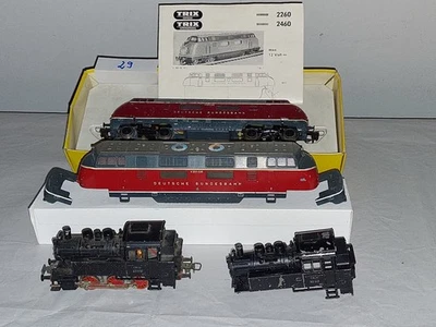 29) TRIX EXPRESS Konvolut Lokomotiven & Lok-Gehäuse für Bastler - Bitte lesen! - Bild 1 von 4