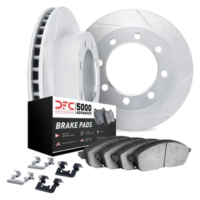For Ford F-250 80-85 DFC Slotted Front Brake Kit w 5000 Advanced Brake Pads - Изображение 1 из 3