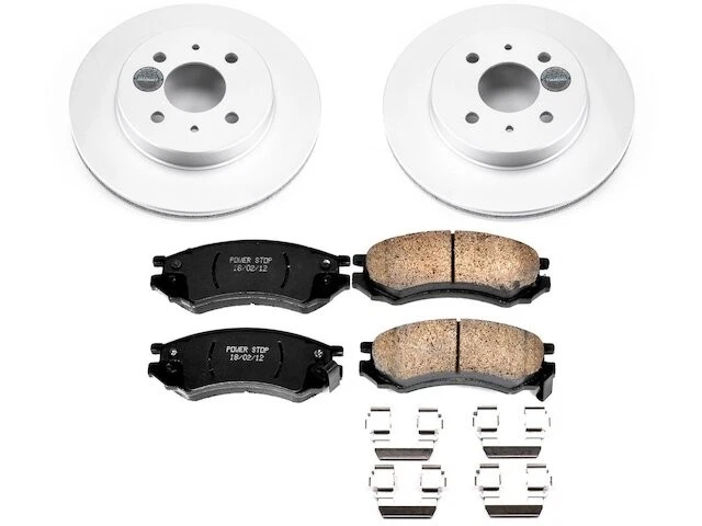 Kit de pastillas de freno delanteras y rotor para Saturn SL2 1991-2002 1992 1993 1994 KN222DG Foto 1 de 1