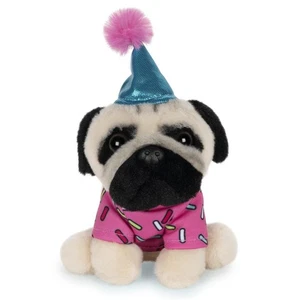 Birthday Party Doug the Pug 5-Inch GUND Plush 6060003 - Picture 1 of 3